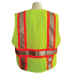 Lime (Fire) Public Safety Vest with contrasting stripes